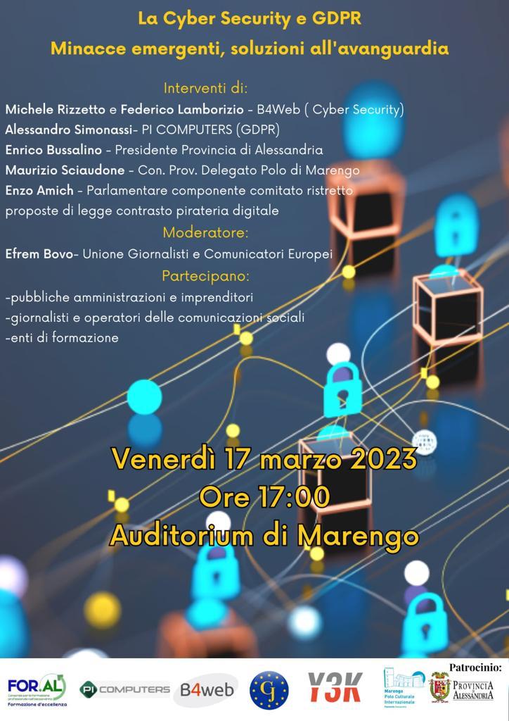 La Cyber Security e GDPR: Minacce emergenti, soluzioni all'avanguardia