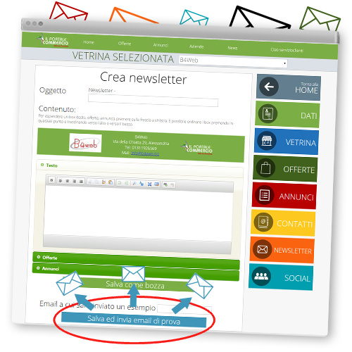 Crea newsletter